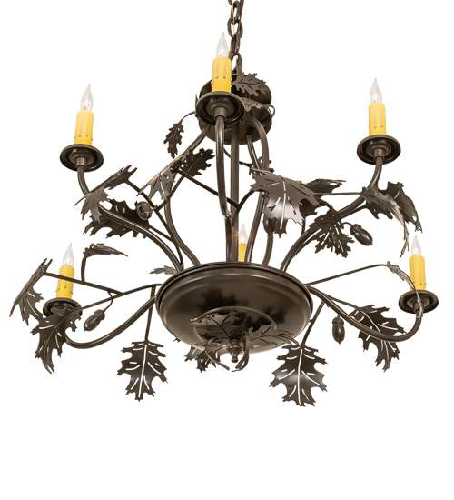  RUSTIC LODGE RUSTIC OR MOUNTIAN GREAT ROOM SCROLL FEATURES CRAFTED OF STEEL FAUX CANDLE SLEVES CANDLE BULB ON TOP