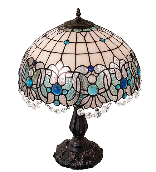  VICTORIAN ART GLASS CRYSTAL ACCENTS