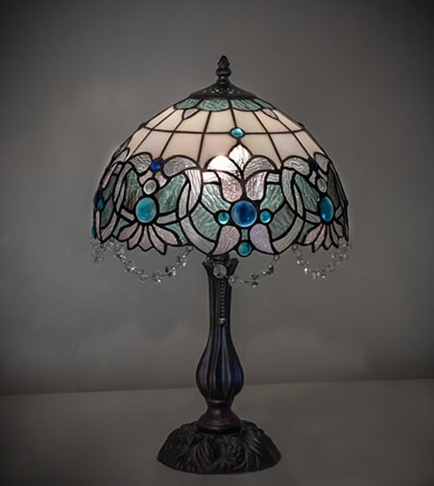 VICTORIAN ART GLASS CRYSTAL ACCENTS