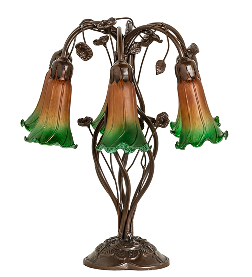  FLORAL ART GLASS NOUVEAU