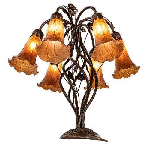  FLORAL ART GLASS NOUVEAU