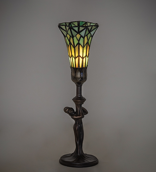  VICTORIAN FLORAL ART GLASS NOUVEAU