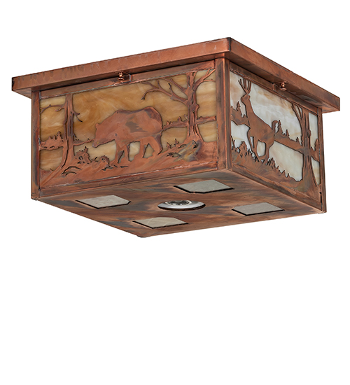  RUSTIC LODGE RUSTIC OR MOUNTIAN GREAT ROOM ART GLASS ANIMALS DOWN LIGHTS SPOT LIGHT POINTING DOWN FOR FUNCTION