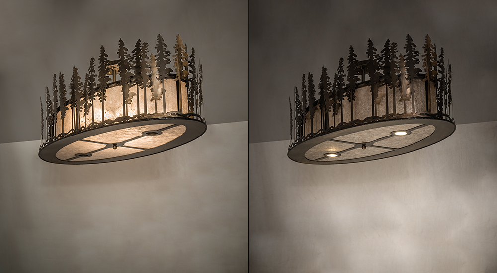  RUSTIC MICA DOWN LIGHTS SPOT LIGHT POINTING DOWN FOR FUNCTION