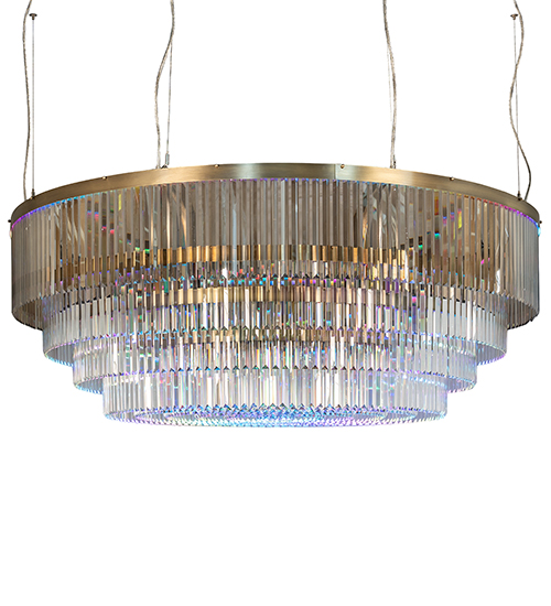  CONTEMPORARY CRYSTAL CHANDELIER