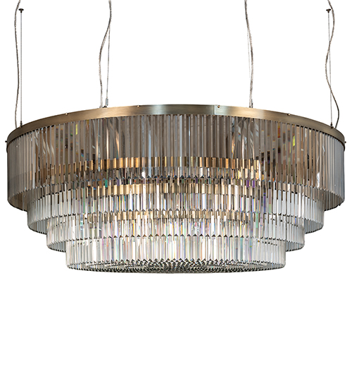  CONTEMPORARY CRYSTAL CHANDELIER