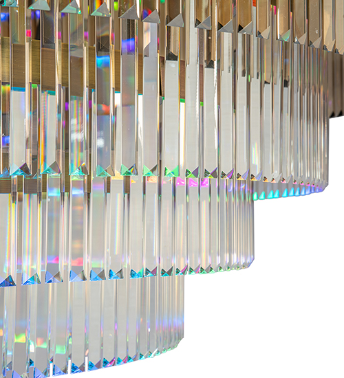  CONTEMPORARY CRYSTAL CHANDELIER