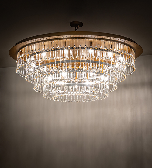  CONTEMPORARY CRYSTAL CHANDELIER