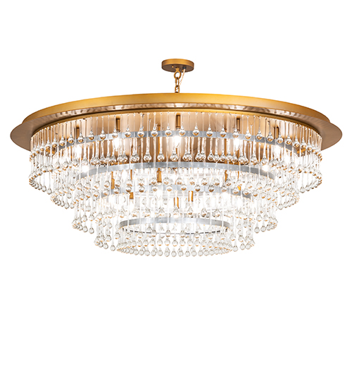  CONTEMPORARY CRYSTAL CHANDELIER