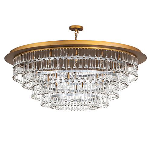  CONTEMPORARY CRYSTAL CHANDELIER