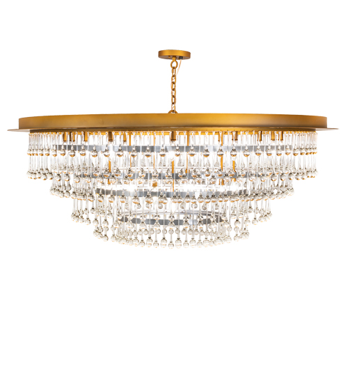  CONTEMPORARY CRYSTAL CHANDELIER