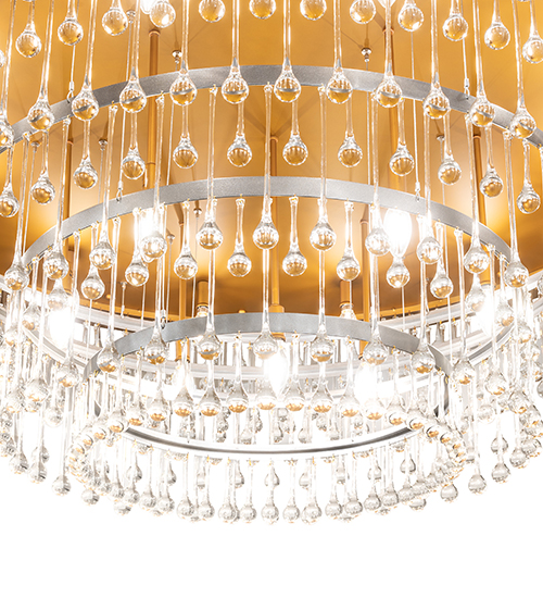  CONTEMPORARY CRYSTAL CHANDELIER