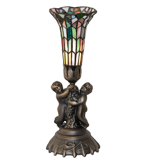  VICTORIAN FLORAL ART GLASS