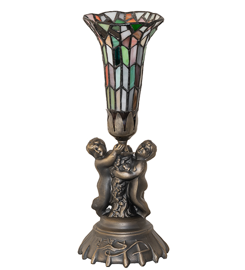  VICTORIAN FLORAL ART GLASS