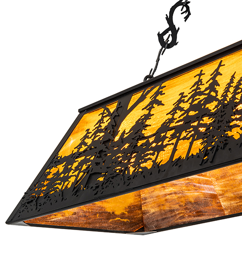  RUSTIC LODGE RUSTIC OR MOUNTIAN GREAT ROOM ART GLASS