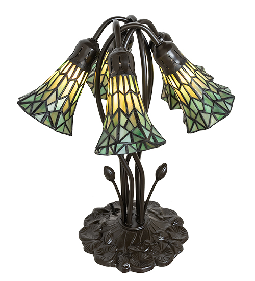  FLORAL ART GLASS NOUVEAU