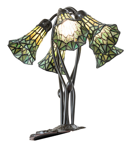  FLORAL ART GLASS NOUVEAU