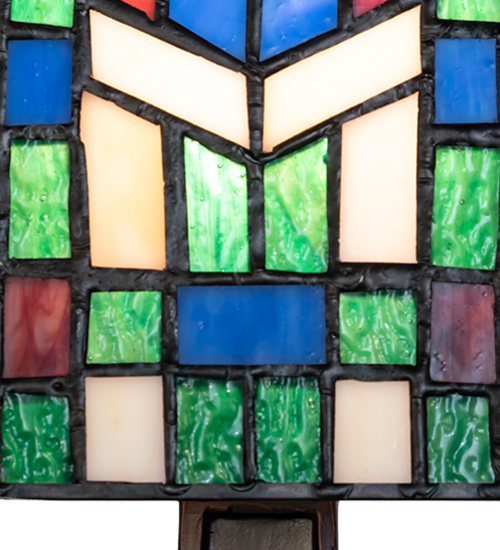  VICTORIAN MISSION ART GLASS PRAIRIE