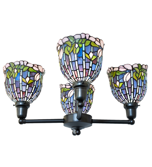  VICTORIAN FLORAL ART GLASS REVIVAL