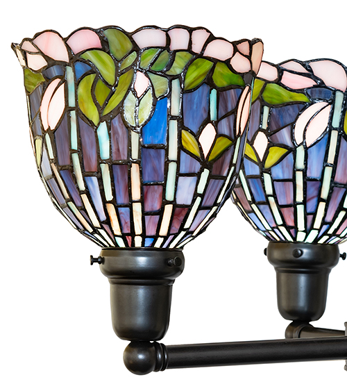  VICTORIAN FLORAL ART GLASS REVIVAL