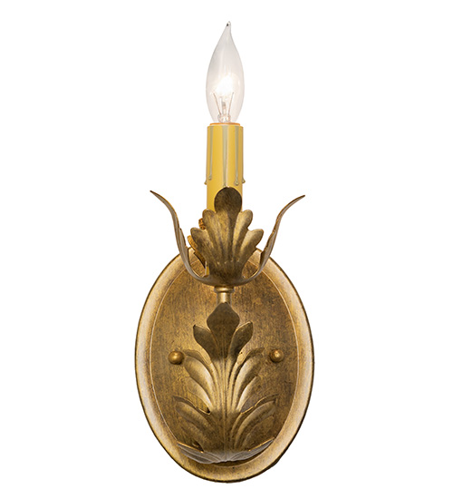  VICTORIAN SCROLL FEATURES CRAFTED OF STEEL FAUX CANDLE SLEVES CANDLE BULB ON TOP STAMPED/CAST METAL LEAF ROSETTE FLOWER ACCENT