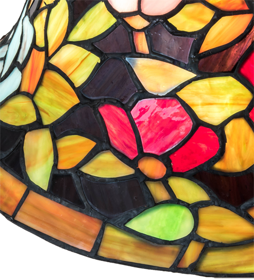  TIFFANY REPRODUCTION OF ORIGINAL FLORAL ART GLASS