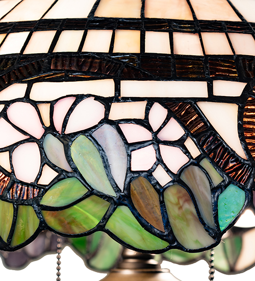  TIFFANY REPRODUCTION OF ORIGINAL FLORAL ART GLASS