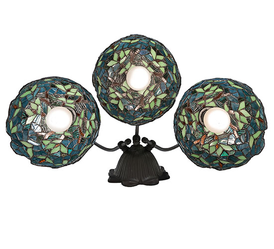  VICTORIAN FLORAL ART GLASS NOUVEAU