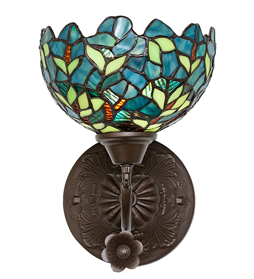  VICTORIAN FLORAL ART GLASS NOUVEAU