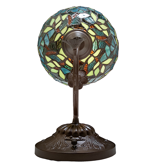  VICTORIAN FLORAL ART GLASS NOUVEAU