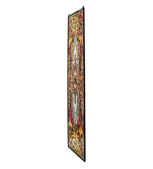  VICTORIAN LODGE RUSTIC OR MOUNTIAN GREAT ROOM ART GLASS
