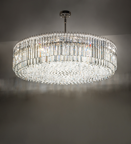  DECO CRYSTAL ACCENTS CRYSTAL CHANDELIER