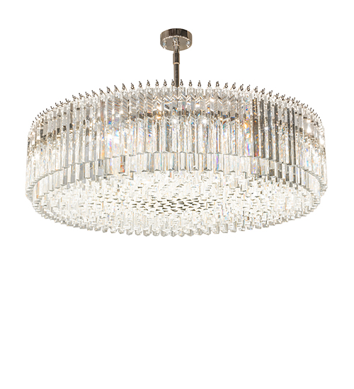  DECO CRYSTAL ACCENTS CRYSTAL CHANDELIER