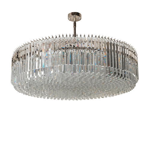  DECO CRYSTAL ACCENTS CRYSTAL CHANDELIER