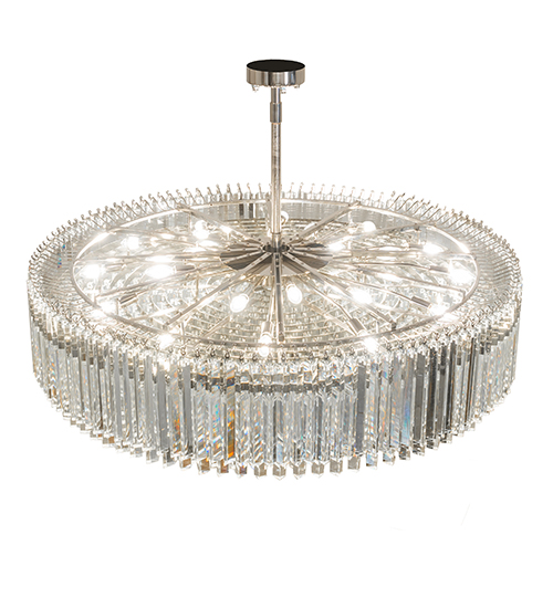  DECO CRYSTAL ACCENTS CRYSTAL CHANDELIER
