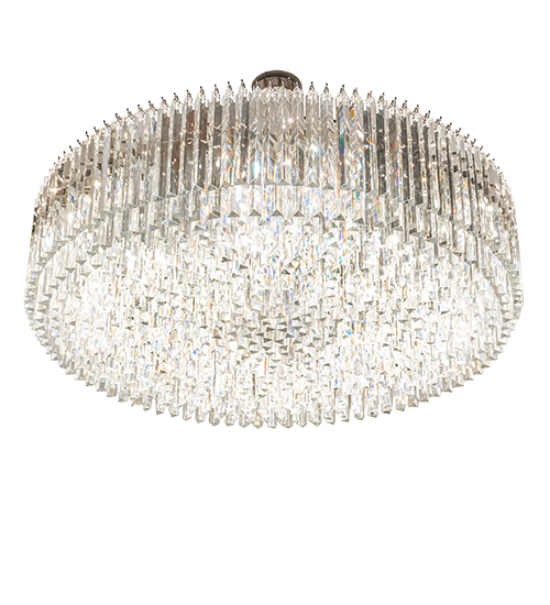  DECO CRYSTAL ACCENTS CRYSTAL CHANDELIER