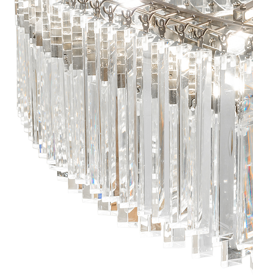  DECO CRYSTAL ACCENTS CRYSTAL CHANDELIER
