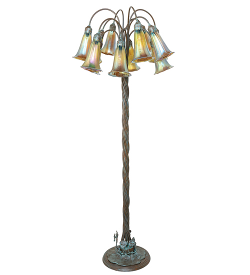  VICTORIAN TIFFANY REPRODUCTION OF ORIGINAL FLORAL NOUVEAU