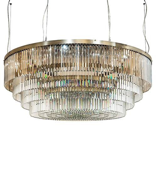  CONTEMPORARY CRYSTAL CHANDELIER