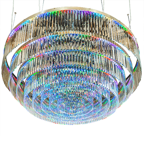  CONTEMPORARY CRYSTAL CHANDELIER