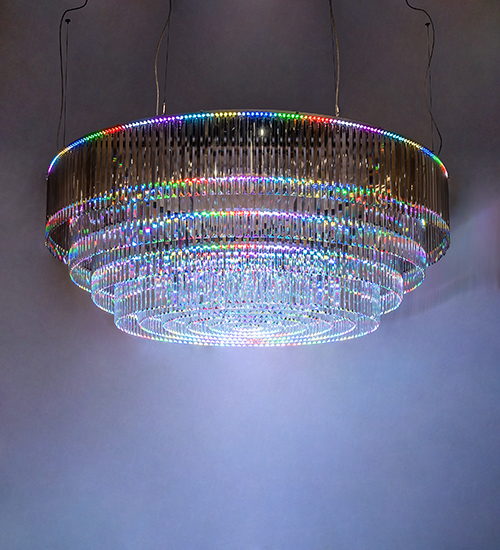  CONTEMPORARY CRYSTAL CHANDELIER