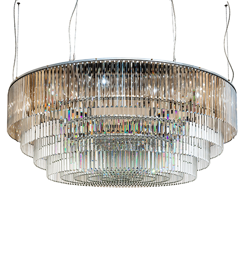  CONTEMPORARY CRYSTAL CHANDELIER