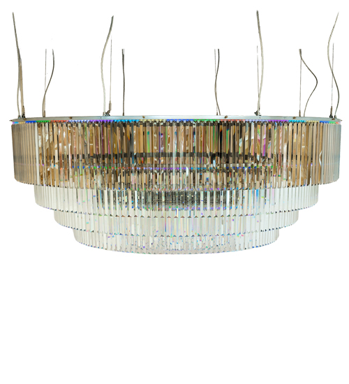  CONTEMPORARY CRYSTAL CHANDELIER