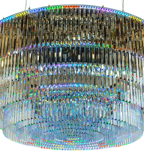  CONTEMPORARY CRYSTAL CHANDELIER