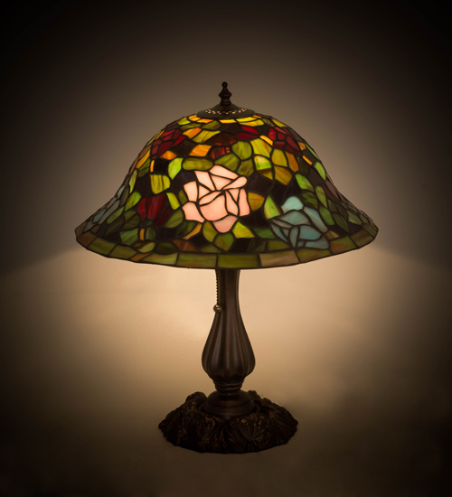  TIFFANY REPRODUCTION OF ORIGINAL FLORAL ART GLASS