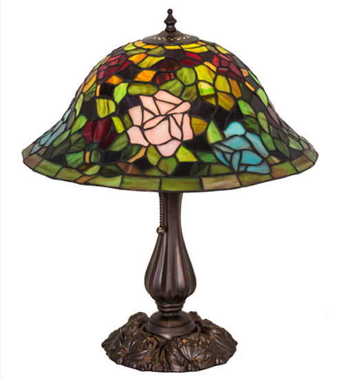  TIFFANY REPRODUCTION OF ORIGINAL FLORAL ART GLASS