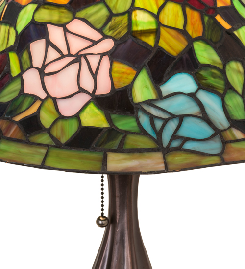  TIFFANY REPRODUCTION OF ORIGINAL FLORAL ART GLASS