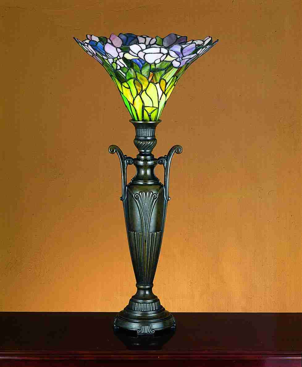  VICTORIAN FLORAL ART GLASS NOUVEAU