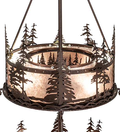  RUSTIC LODGE RUSTIC OR MOUNTIAN GREAT ROOM MICA DOWN LIGHTS SPOT LIGHT POINTING DOWN FOR FUNCTION