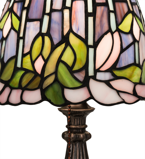  VICTORIAN FLORAL ART GLASS